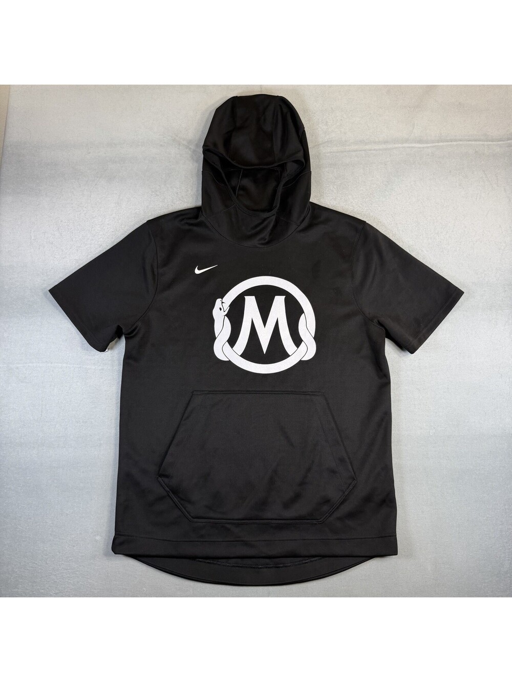 Nike Mamba Sports Academy Short Sleeve Hoodie Mens Large Black Kobe Bryant